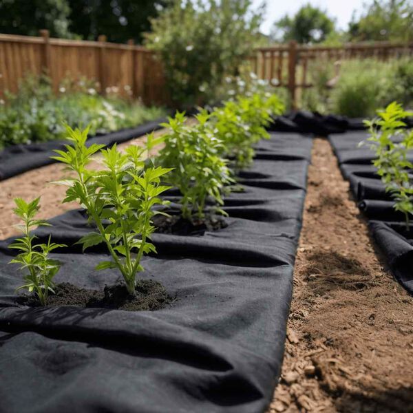 vidaXL geotekstiil, must, 1 x 50 m, polüesterkiud