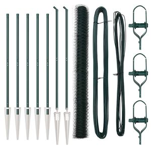 vidaXL Aiapost Roheline