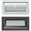 vidaXL Keldriakendus RISOR 80 x 40 cm PVC ja klaas Antratsiit