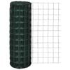 vidaXL traataed, teras, 10 x 0,8 m, roheline