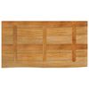 vidaXL lauaplaat, naturaalse servaga, 120 x 60 x 2,5 cm, mangopuit