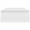 vidaXL Voodi hoiukohaga ja madratsiga Valge 120 x 200 cm Kunstnahk