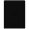 vidaXL seinakapp, must, 69,5 x 32,5 x 90 cm