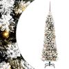 vidaXL Tehisj&otilde;ulupuu koos alusega Valge 120 cm PVC, metall ja plastik