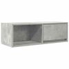 vidaXL telerikapp, betoonhall, 80x31x25,5 cm, tehispuit