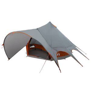 vidaXL Teepee telk 5 inimesele Hall ja oranž 415 x 415 x 247 cm