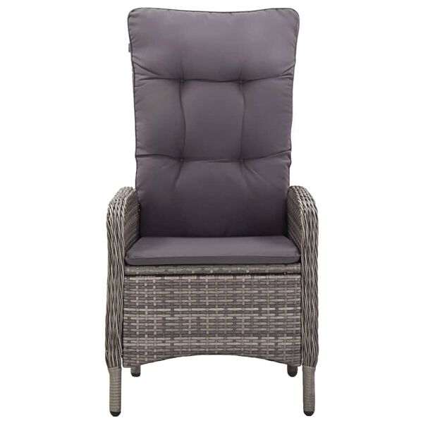 vidaXL 3-osaline aia bistrookomplekt, polürotang, hall