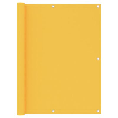 vidaXL rõdusirm, kollane, 120 x 500 cm, oxford-kangas