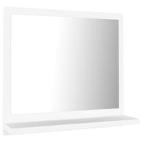 vidaXL vannitoa peeglikapp valge 40x10,5x37 cm puitlaastplaat