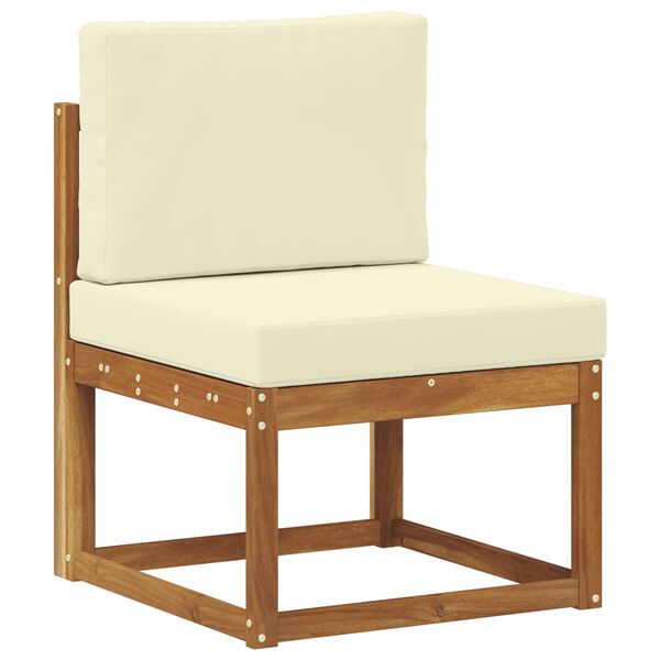 vidaXL V&auml;li diivanikomplekt padjaga 7 pcs Looduslik ja kreem