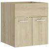 vidaXL valamukapp, Sonoma tamm, 41 x 38,5 x 46 cm, tehispuit