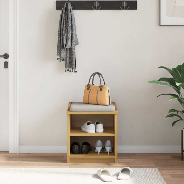 vidaXL esiku pink SANDNES 45x40x50 cm täispuidust mänd