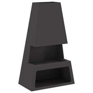 vidaXL L&otilde;kkekoht Must 60 x 35 x 100 cm Teras