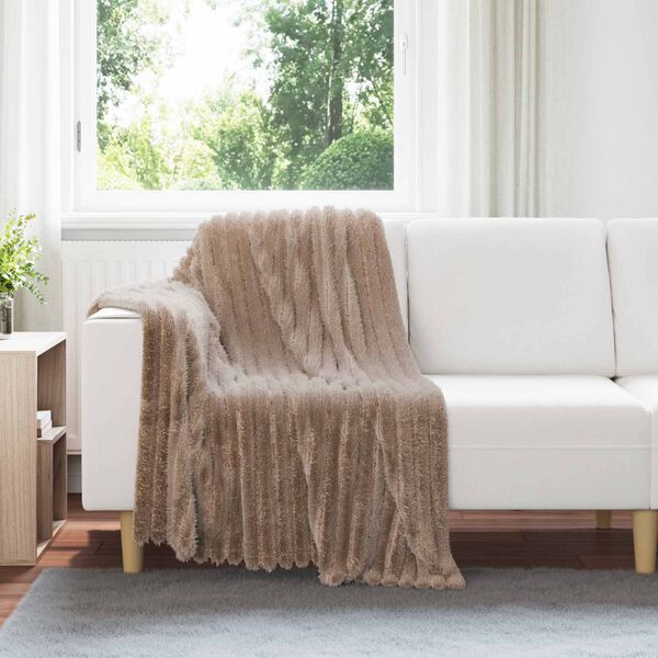 vidaXL Pleedi pleed Kamel 150 x 130 cm Fliis