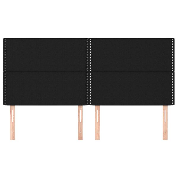 vidaXL peatsiplaat, must, 200 x 5 x 118/128 cm, kangas