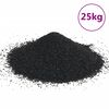 vidaXL akvaariumiliiv, 25 kg, must, 0,2-2 mm