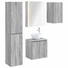 vidaXL Vannitoa kapikomplekt 5 pcs Hall Sonoma 53 x 15,5 x 70 cm