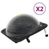 vidaXL basseini p&auml;ikesetoitel k&uuml;ttekehad, 75x75x36 cm, HDPE alumiinium