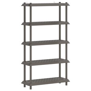 vidaXL Riiulikomplekt 5 tasandit 100 x 40 x 177 cm PP Helehall