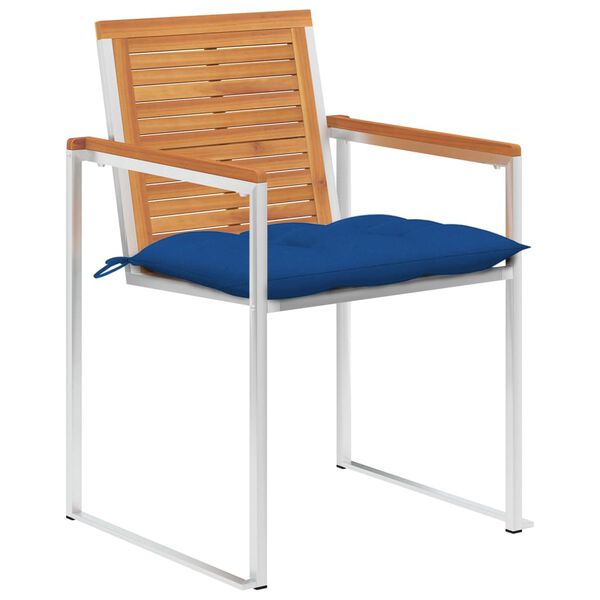 vidaXL aiatoolid istmepatjadega, 4 tk, akaatsiapuit