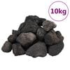 vidaXL vulkaanilised kivimid 10 kg, must, 5-8 cm
