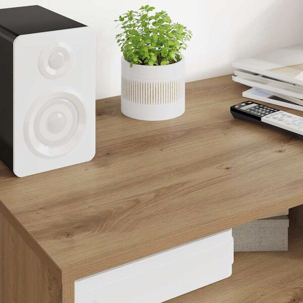 vidaXL Telerikapp sahtliga K&auml;sit&ouml;&ouml;puu 100 x 48 x 43 cm Tehispuit