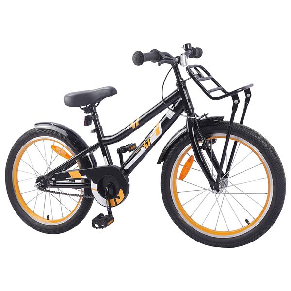 vidaXL Laste Bike 18 Tolli 5-7 aastastele Oranž Must
