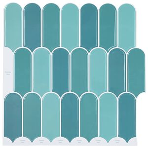 vidaXL Sulgedest plaat 10 pcs Sinine 30 x 30 cm Pol&uuml;uretaan ja PET