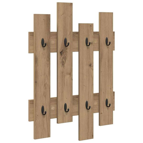 vidaXL Seinale kinnitatav riidepuu k&auml;sit&ouml;&ouml;tamm 60 x 3 x 82 cm