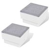 2 maasisest LED-tuld 100 x 100 x 68 mm