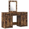 vidaXL Riietumislaud peeglituledega Pruun 50 x 41 x 135 cm Tehispuit