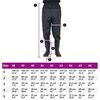 vidaXL waist waders koos saabastega, must, suurus 39