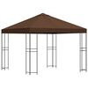vidaXL Paviljon 3 x 3 m Pruun Pol&uuml;ester ja teras 190 gsm