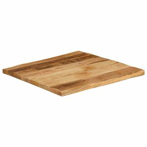 vidaXL lauaplaat naturaalse servaga 40x40x2,5 cm t&ouml;&ouml;tlemata mangopuit