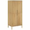 vidaXL riidekapp "FLORO", vahapruun, 77 x 53 x 171 cm, m&auml;nnipuit
