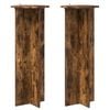 vidaXL Taimede alus 2 pcs Suitsutatud tamm &Oslash;40 x 100 cm Tehispuit