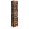 vidaXL Kapi Komplekt 2 tk 33 x 34,5 x 90 cm Tehispuit Suitsutatud tamm