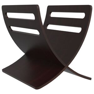 vidaXL puidust ajakirjahoidja, pruun