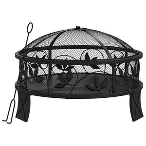 vidaXL tulease ahjuroobiga, 50 cm, XXL, teras