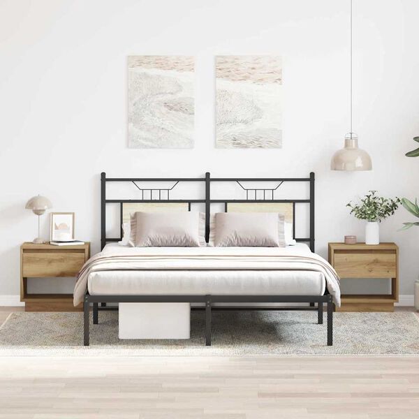 vidaXL &Ouml;&ouml;tuba sahtliga 2 pcs K&auml;sit&ouml;&ouml;puu 45 x 34 x 44 cm Tehispuit