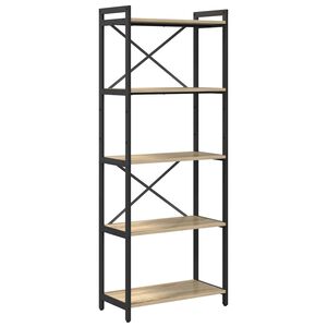 vidaXL Raamatukapp 60 x 30 x 155 cm Tehispuit Sonoma tamm
