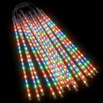 vidaXL meteoorvalgusti, 20 tk, 50 cm, värviline, 720 LEDi, tuppa/õue