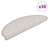 vidaXL isekleepuv trepivaip, 30 tk, 65x21x4 cm, platina