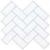 vidaXL Kalasaba plaat 50 pcs Valge Hall 30 x 30 cm Pol&uuml;uretaan ja PET