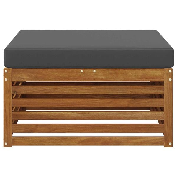 vidaXL V&auml;li jalatoed Tugev akatsiapuu Neutraalne