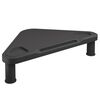 vidaXL nurga monitorialus, must, 49 x 28 x 10,5 cm