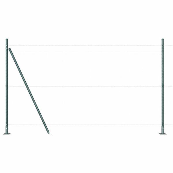 vidaXL Aiapost 13 pcs Roheline Teras