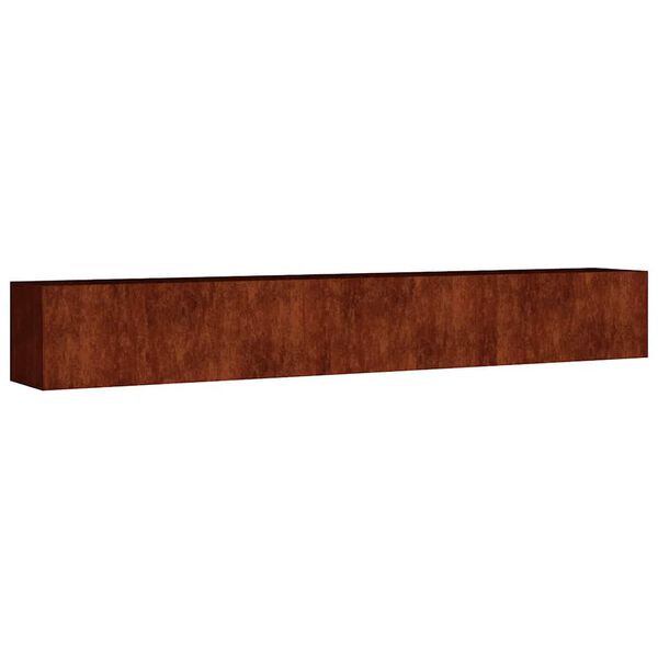 vidaXL taimekast, 280 x 40 x 40 cm, Corten-teras
