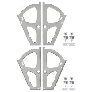 vidaXL Flip Kapi Hinge 2 pcs H&otilde;bedane 235 x 155 x 30 mm Raud