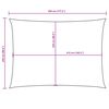vidaXL oxford-kangast päikesepuri, ristkülik, 2,5x4,5 m, tumeroheline